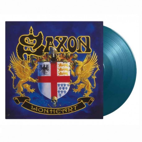 SAXON - Lionheart LP, Vinilo Aquamarine, Ed. Ltd. Numerada