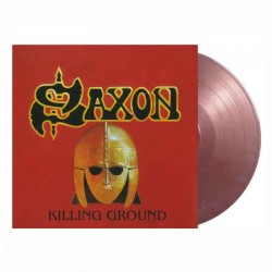 SAXON - Killing Ground LP, Red & Silver Marbled Vinyl, Ltd. Ed. Numbered
