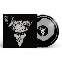 VENOM - Black Metal LP, Silver & Black Swirl Vinyl, Ltd. Ed. (40th Anniversary Edition)