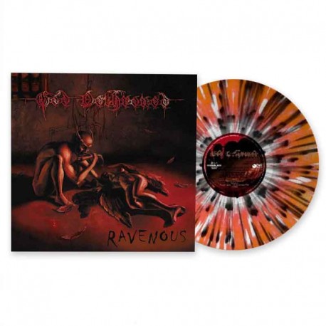 GOD DETHRONED - Ravenous LP, Orange & White/Black Splatter Vinyl, Ltd. Ed.