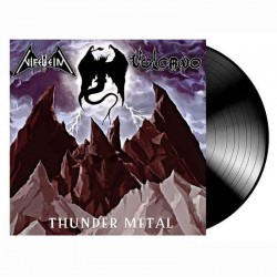 NIFELHEIM / VULCANO - Thunder Metal LP, Black Vinyl, Split