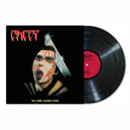 CANCER - To The Gory End LP, Vinilo negro