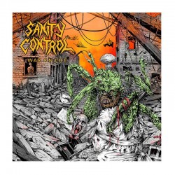 SANITY CONTROL - War On Life LP Vinilo Rojo & Negro Spatter Ed. Ltd.