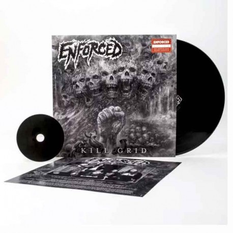 ENFORCED - Kill Grid LP, Vinilo Negro + CD
