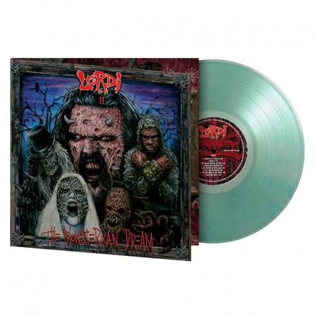 LORDI - The Monsterican Dream LP, Crystal Clear & Transparent Green Marbled Vinyl, Ltd. Ed. Numbered
