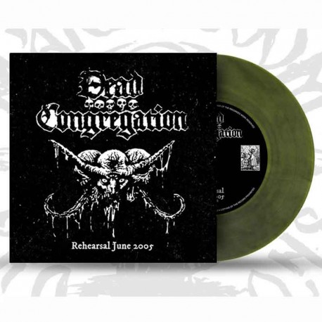 DEAD CONGREGATION - Rehearsal June 2005 7", Green Vinyl