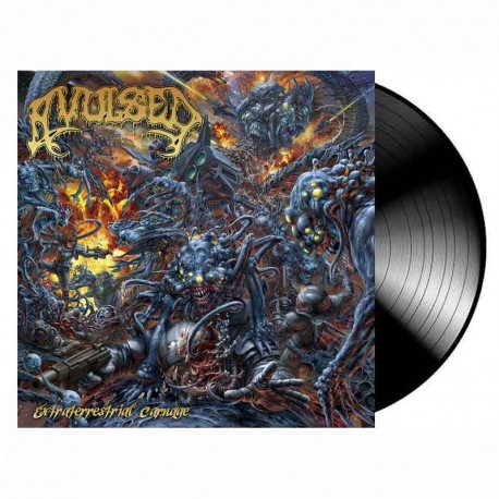 AVULSED - Extraterrestrial Carnage 10" Vinilo Negro Ed. Ltd.