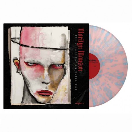 MARILYN MANSON - One Assassination Under God (Chapter 1) LP, Pink/Blue Splatter Vinyl, Ltd. Ed.