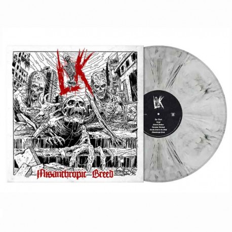 LIK - Misanthropic Breed LP, White/Black Marble Vinyl, Ltd. Ed.