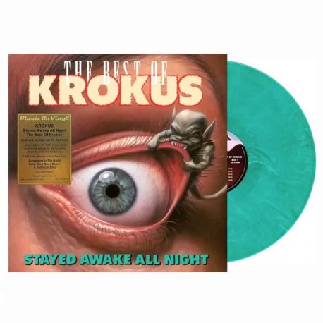 KROKUS - Stayed Awake All Night / The Best Of Krokus LP, Translucent Green & White Marbled Vinyl, Ltd. Ed. Numbered