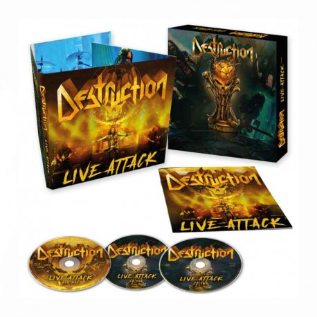 DESTRUCTION - Live Attack 2CD + BLURAY