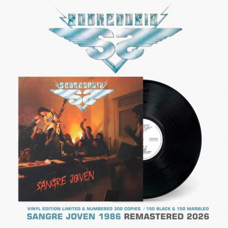SOBREDOSIS - Sangre Joven LP, Vinilo Negro, Ed. Ltd.