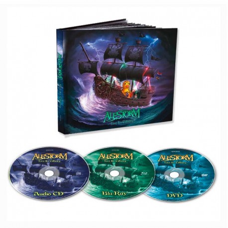 ALESTORM - Live In Tilburg CD Mediabook + DVD + BLURAY
