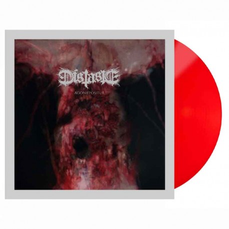 DISTASTE - Agoniepositur LP, Vinilo Rojo, Ed. Ltd.