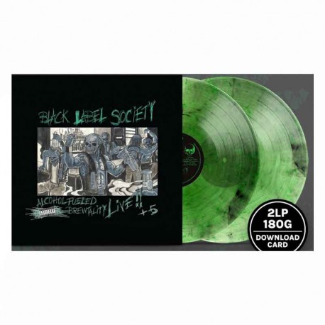 BLACK LABEL SOCIETY - Alcohol Fueled Brewtality Live!! + 5 2LP, Vinilo Color, Ed. Ltd.