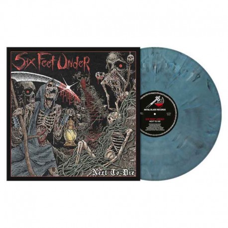 SIX FEET UNDER - Next To Die LP, Vinilo Blue Grey Marbled, Ltd. Ed. Numerada