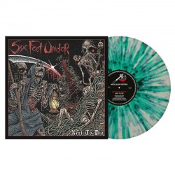 SIX FEET UNDER - Next To Die LP, Vinilo Bone White With Green Splatter, Ltd. Ed. Numerada