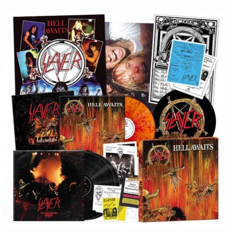 SLAYER - Hell Awaits LP BOX, Edición 40 Aniversario