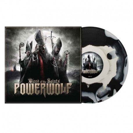 POWERWOLF - Blood Of The Saints LP, Vinilo White/Black Melt, Ed. Ltd. (Edición 15º Aniversario)