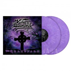 KING DIAMOND - The Graveyard 2LP, Purple Red White Marbled Vinyl, Ltd. Ed.