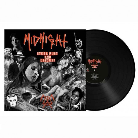 MIDNIGHT - Steel, Rust And Disgust LP, Black Vinyl