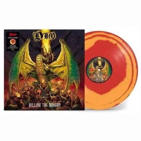DIO - Killing The Dragon LP, Vinilo Red & Orange Swirl, Ed. Ltd. (20º Aniversario)