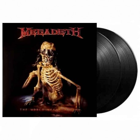MEGADETH - The World Needs A Hero 2LP, Vinilo Negro