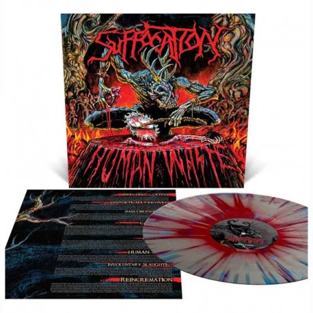 SUFFOCATION - Human Waste LP, Tri Color Merge & Splatter Vinyl, Ltd. Ed.