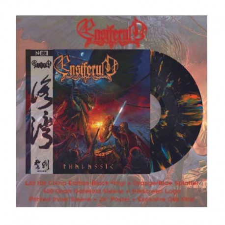 ENSIFERUM - Thalassic LP Black With Blue & Orange Splatter, Ltd. Ed.