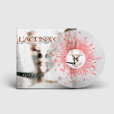 LACUNA COIL - Halflife LP, EP Transparent Vinyl with Red Splatter