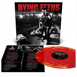 DYING FETUS - Descend Into Depravity LP, Vinilo Pool Of Bood, Ed. Ltd.