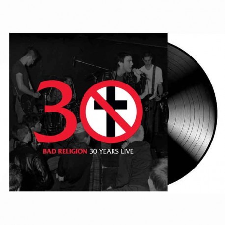 BAD RELIGION - 30 Years Live LP, Vinilo Negro