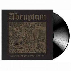 ABRUPTUM - De Profundis Mors Vas Cousumet LP, Vinilo Negro, Ed. Ltd.