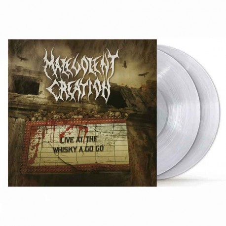 MALEVOLENT CREATION - Live At The Whisky A Go Go 2LP, Vinilo Clear, Ed. Ltd.