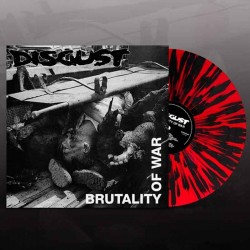 DISGUST - Brutality Of War LP, Vinilo Red/Black Splatter, Ed. Ltd.