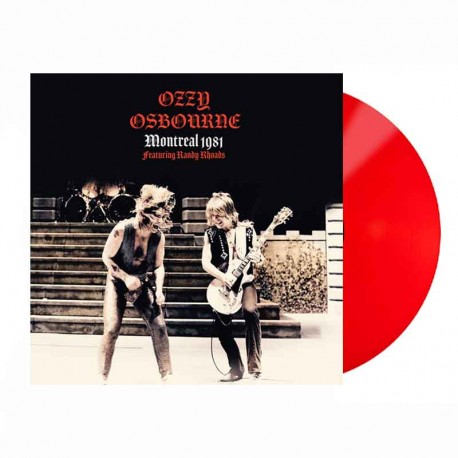 OZZY OSBOURNE - Montreal 1981 LP, Vinilo Rojo
