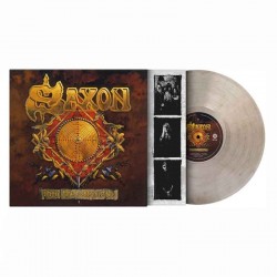 SAXON - Into The Labyrinth LP, Vinilo Crystal Clear & Black Marbled, Ed. Ltd. Numerada