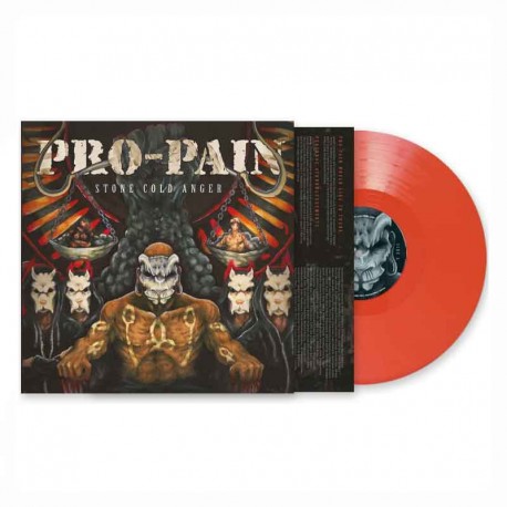 PRO-PAIN - Stone Cold Anger LP, Orange Vinyl, Ltd. Ed.