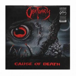 OBITUARY - Cause Of Death LP, Vinilo Blue With Black Splatter, Ed. Ltd.