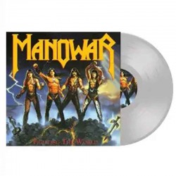 MANOWAR - Fighting The World LP, Silver Vinyl, Ltd. Ed.