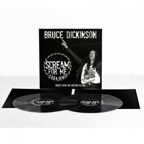 BRUCE DICKINSON - Scream For Me Sarajevo 2LP, Black Vinyl