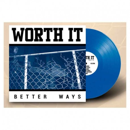 WORTH IT - Better Ways LP Vinilo Azul Transparente