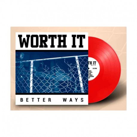 WORTH IT - Better Ways LP Vinilo Rojo Transparente
