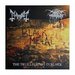 DARKTHRONE/MAYHEM - The True Legends In Black CD