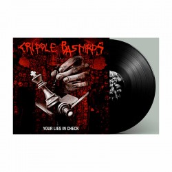 CRIPPLE BASTARDS - Your lies in check LP Black Vinyl , Gatefold, Ltd. Ed.