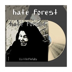  HATE FOREST - Battlefields LP Vinilo Hueso, Ed. Ltd.