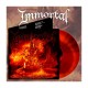 IMMORTAL - Damned In Black Oxblood & Orange Crush SwirlVinyl, Ltd. Ed.