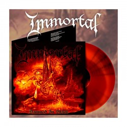 IMMORTAL - Damned In Black Vinilo Oxblood & Orange Crush Swirl, Ed. Ltd.