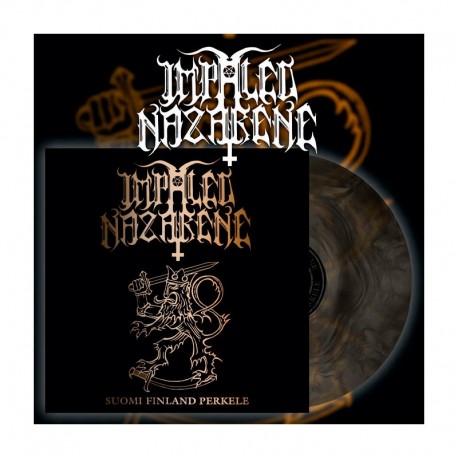 IMPALED NAZARENE - Suomi Finland Perkele LP Beer Marble Vinyl, Ltd. Ed.