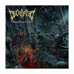 DECRAPTED - Bloody Rivers Of Death LP Black Vinyl, Ltd. Ed.